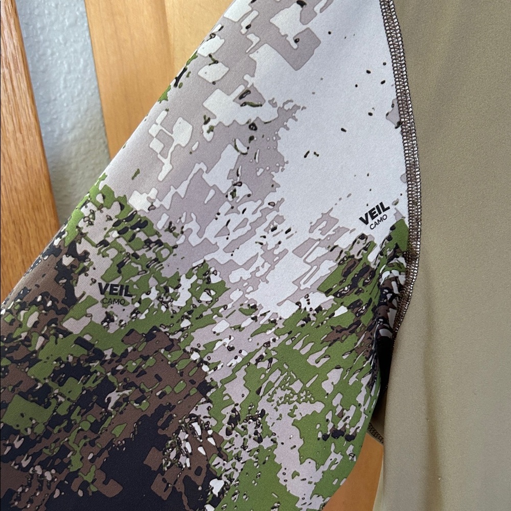 Striker Olive Green Camo Sleeve Hoodie - Picture 2 of 7